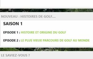 UNE NOUVEAU WIDGET SUR LE BLOG : HISTOIRES DE GOLF...