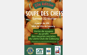 SOUPE DES CHEFS DU LIONS CLUB